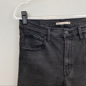 levi's mile high super skinny smoke show grey